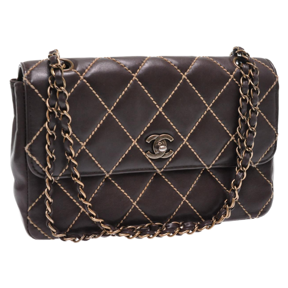 SOLD Chanel | Lambskin Wild Stitch Flap Bag